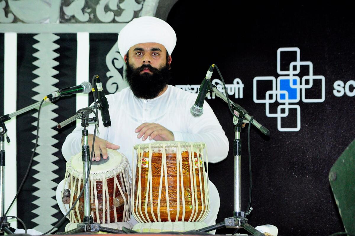 Playing Pakhawaj solo in Dr. Vasantrao dekhpande akhil Bhartiya Yuva sangeet sammelan in year 2016.