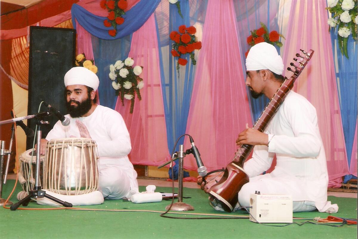 Playing the rare instrument Jori in Inter zonal youth festival in Ludhiana year 2012 .